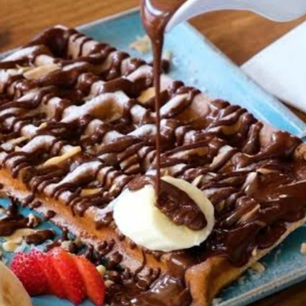Sütlü Çikolatalı Waffle