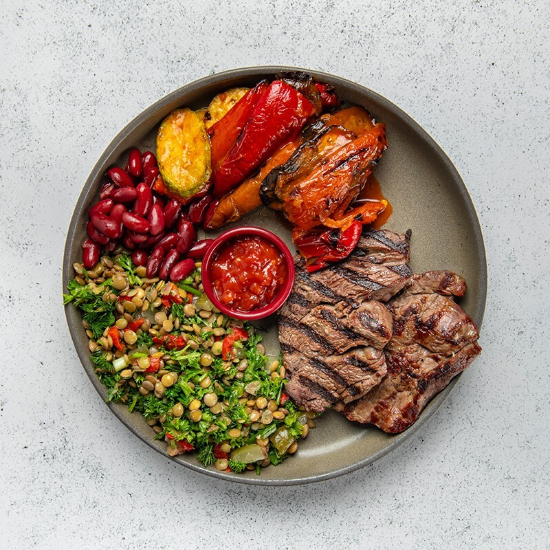 Etli Bowl (1244,65 KCal)