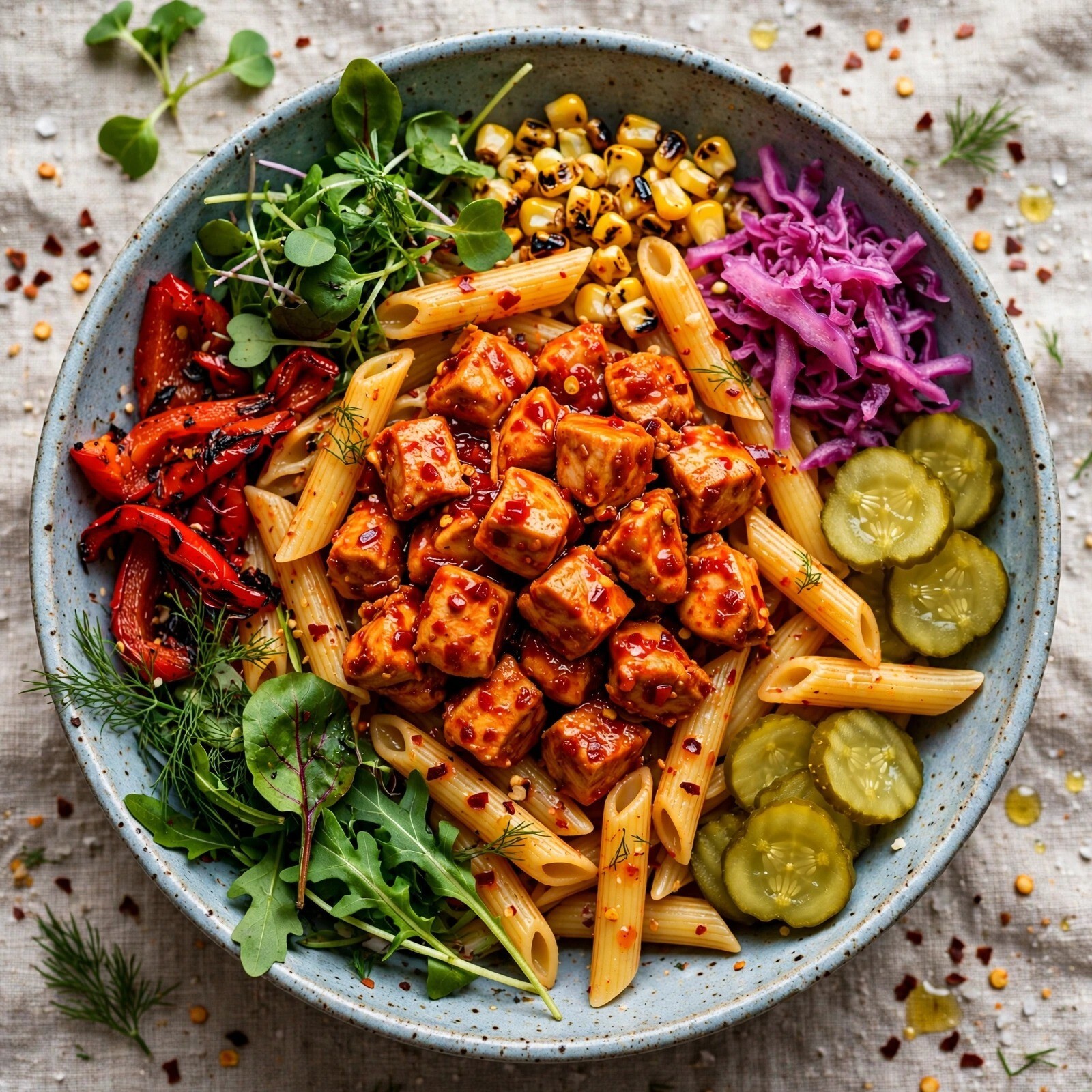 Hot & Spicy Penne Bowl
