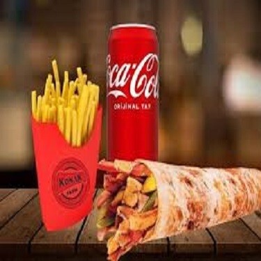 Combo Hatay Usulü Tavuk Döner Dürüm Menü