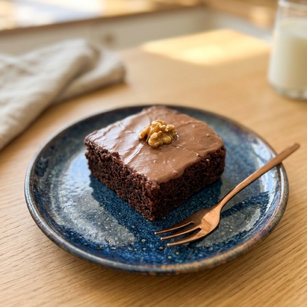 Brownie Cevizli Kek 1 Dilim