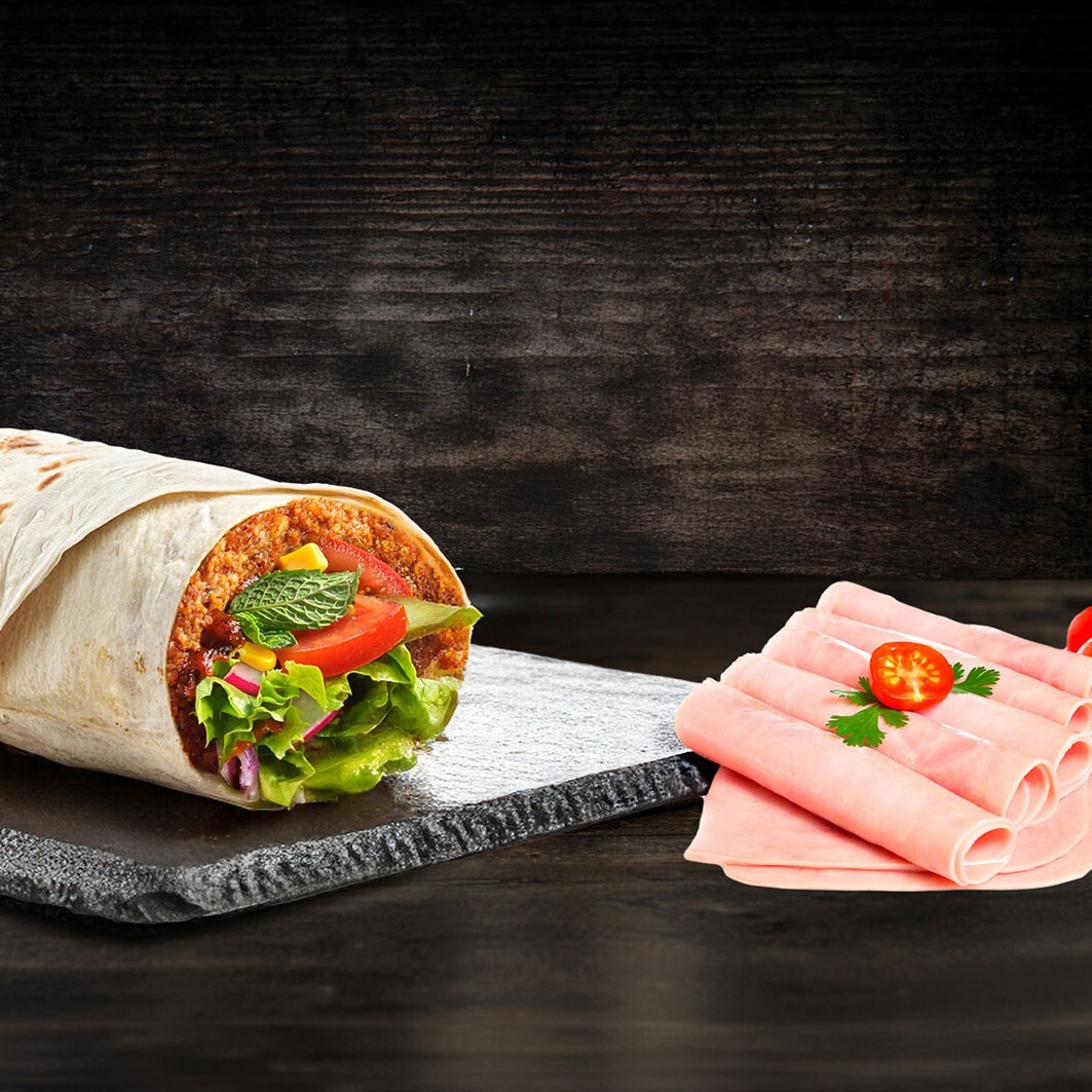 ÇİFT LAVAŞ Dana Jambonlu Ultra Maxi Dürüm (200 gr.)