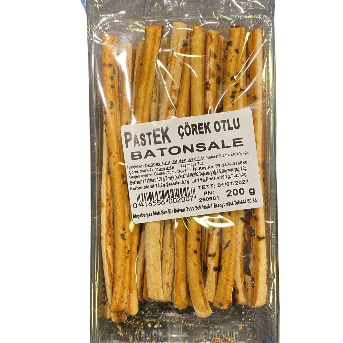 Çörek Otlu Batonsale 200 Gr