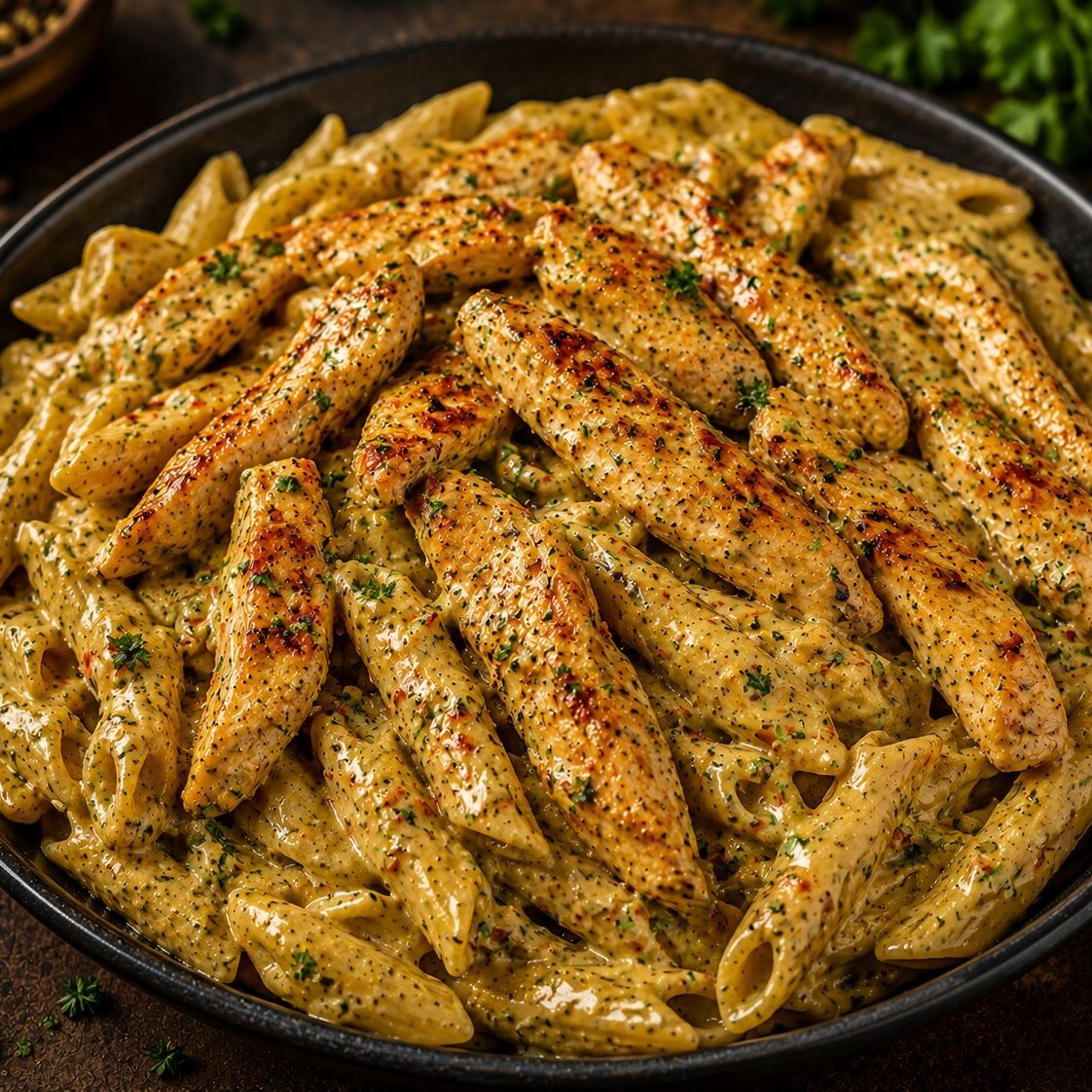 Cafe De Paris Soslu Tavuklu Penne