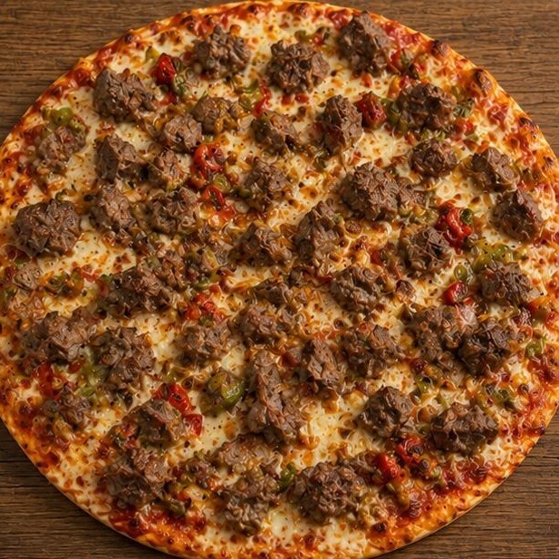 Kavurmalı Pizza (Küçük)