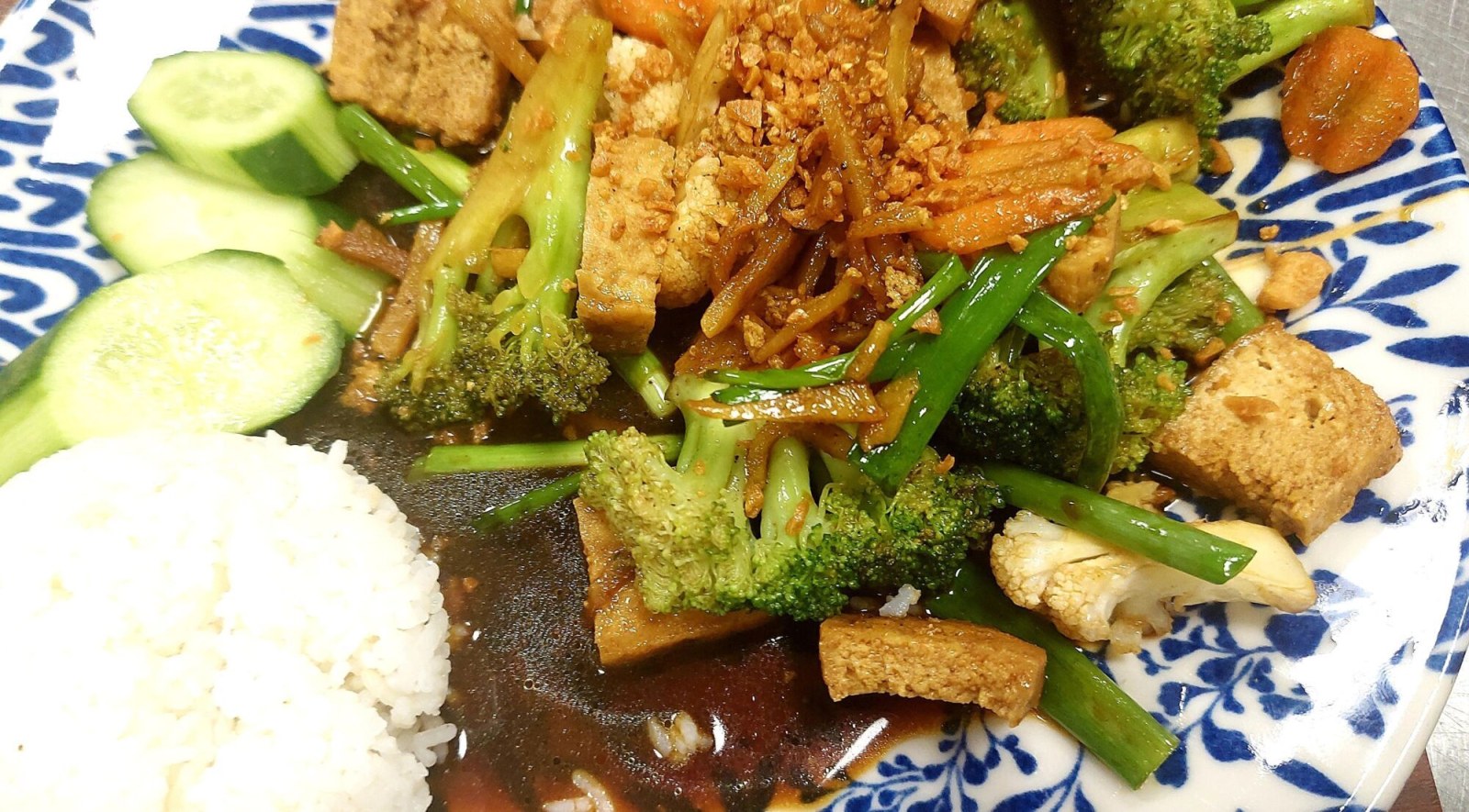 Pad King (Veg) & Zencefil (Vejeteryan) + Steam Rice