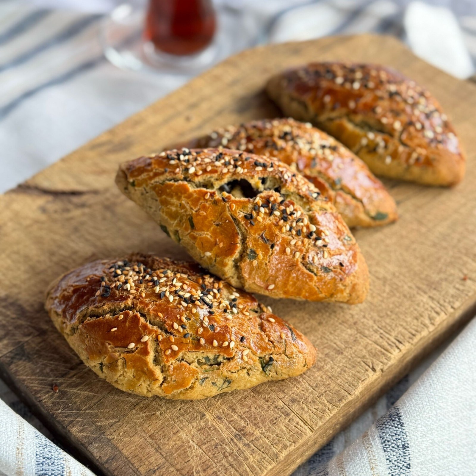 Karabuğdaylı Zeytinli Poğaça (5 Adet)