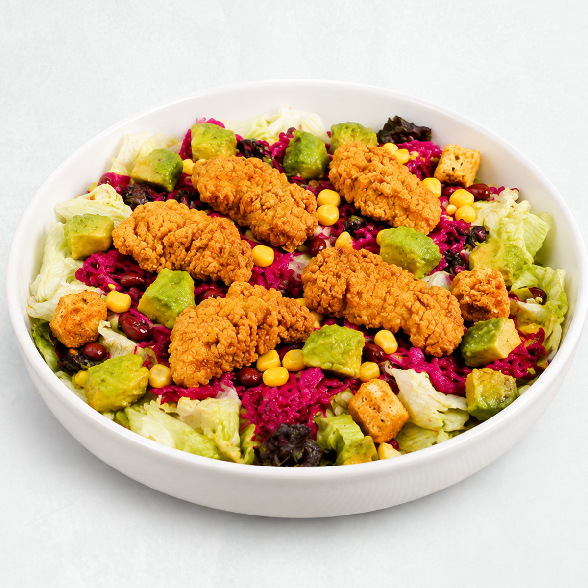 Chicken Fingers Salata