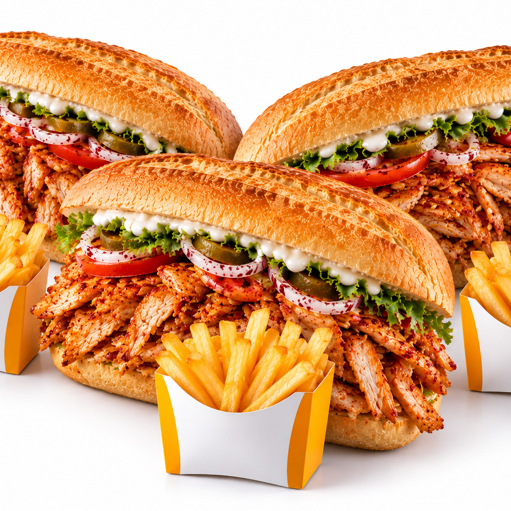 Cici Tavuk Döner 3 Kişilik