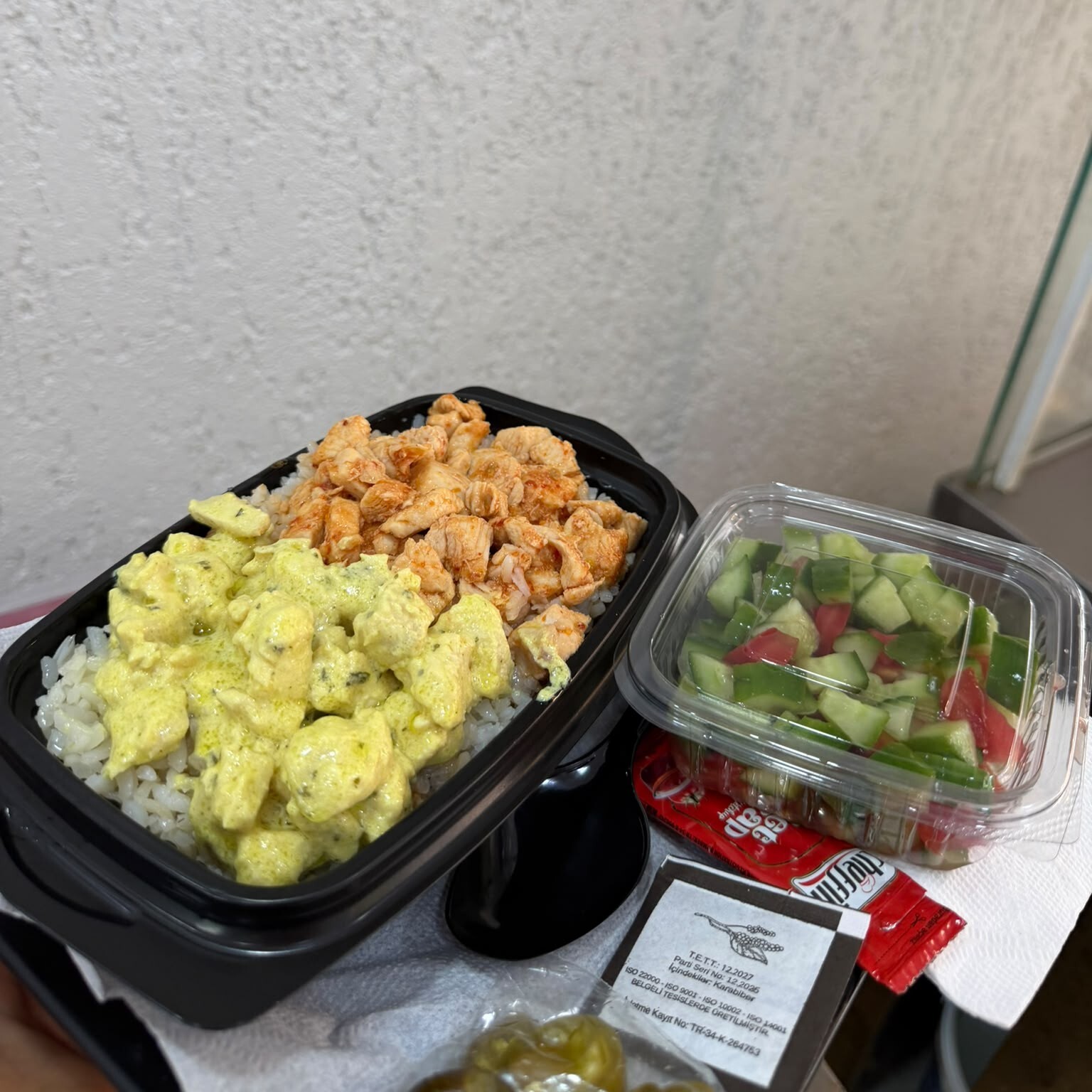 pilav üstü sote , köri & salata
