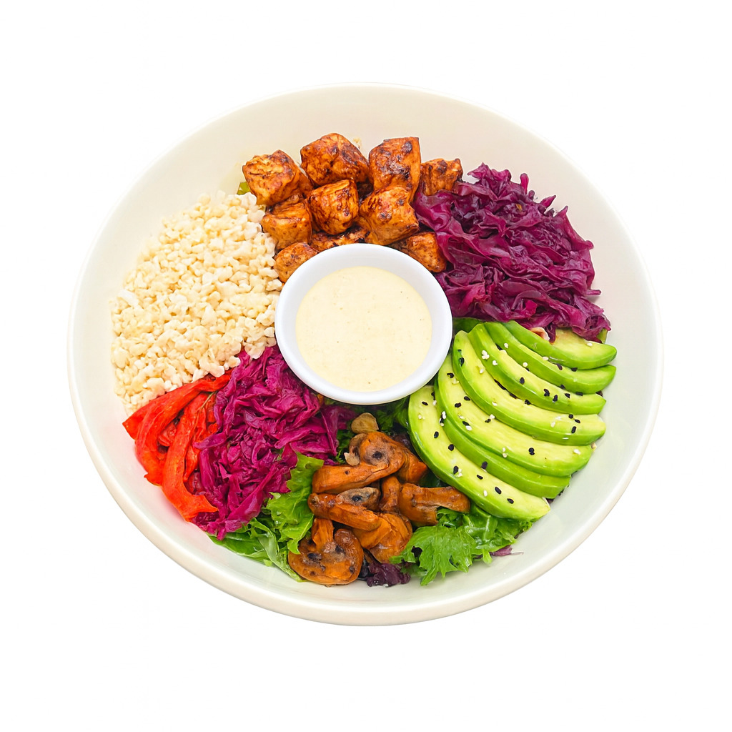 Teriyaki Soslu Tofu Bowl