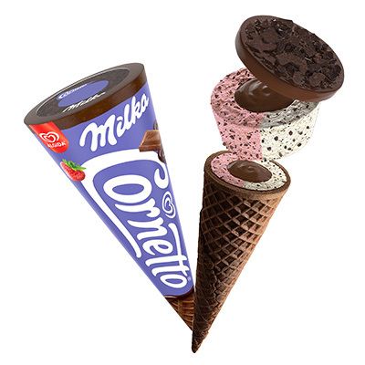 Cornetto Disc Milka (130 ml.)
