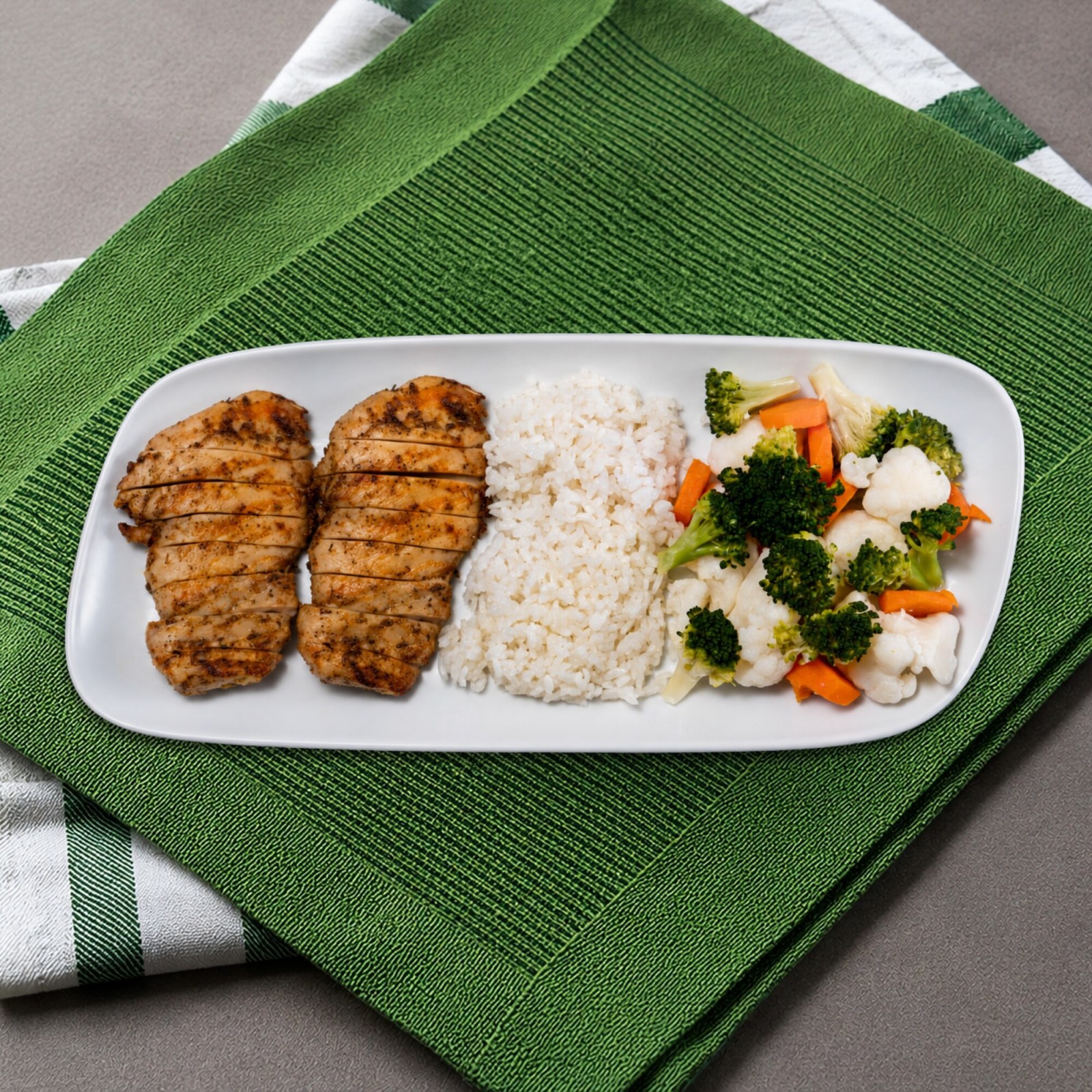Fit Sebzeli Pirzola Tabağı