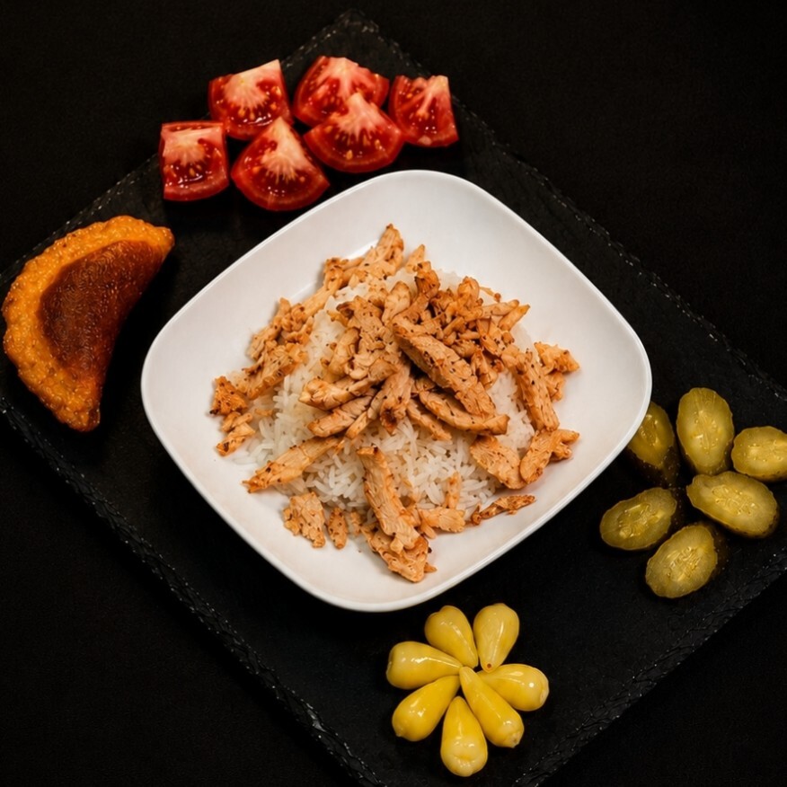 Basmati Pilav Üstü Tavuk Döner