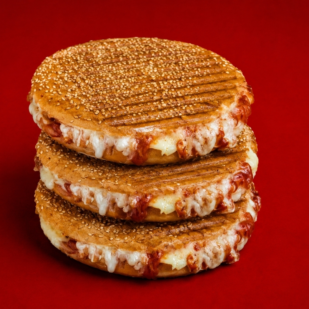 3'Lü Hamburger Tost