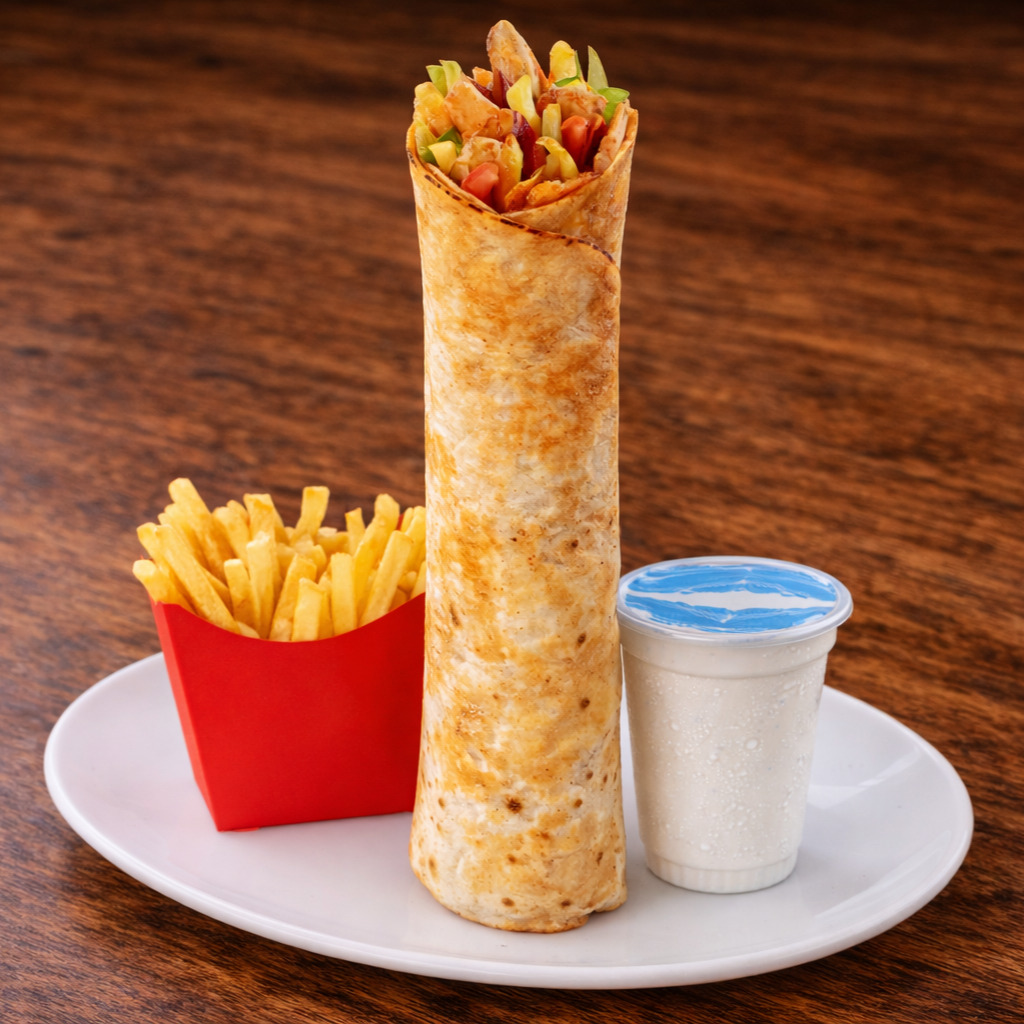 Ayranlı Zurna Tavuk Döner Menü