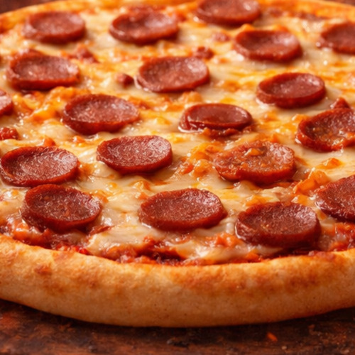 Sosisli Pizza (Büyük Boy)