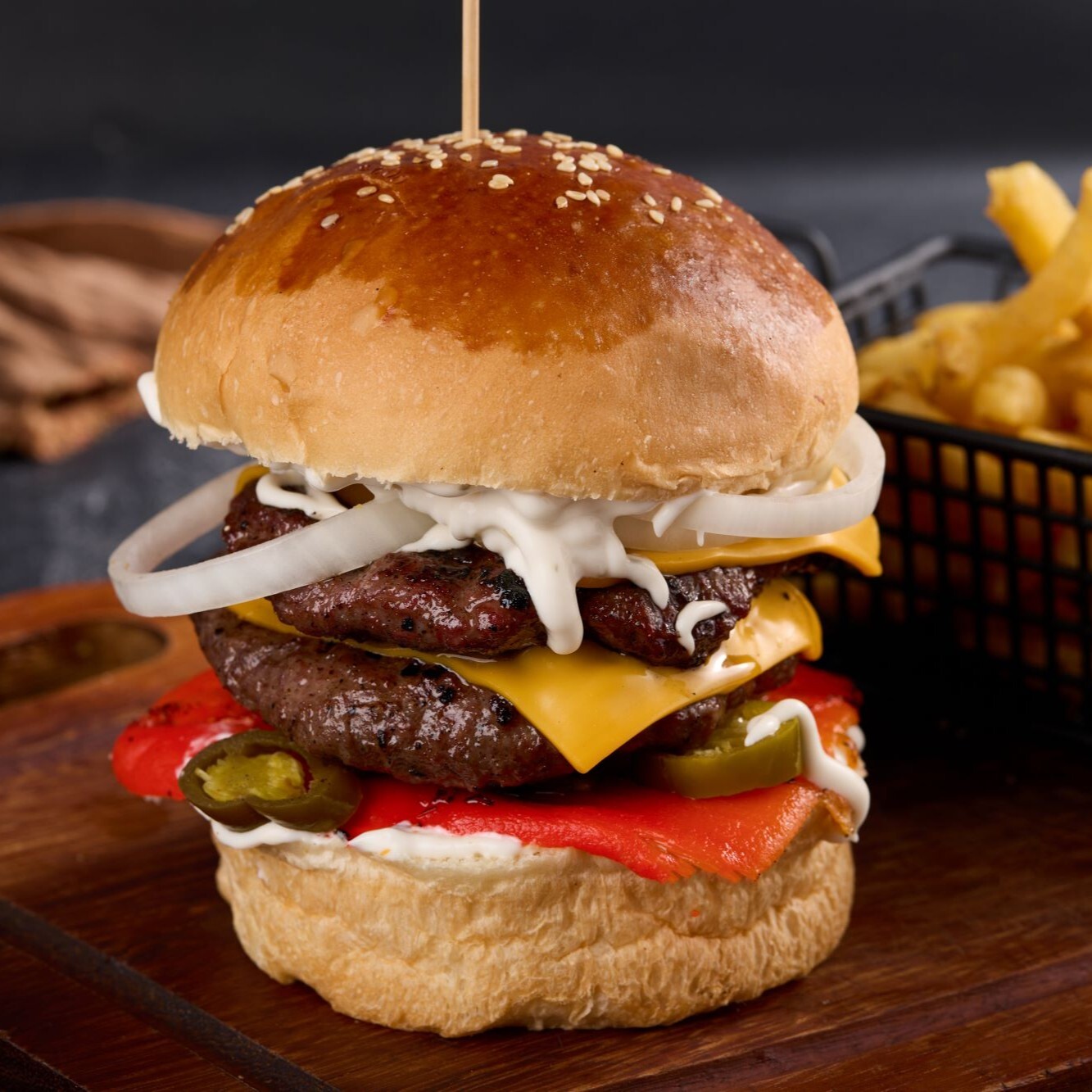 Jack's Double Rock Burger