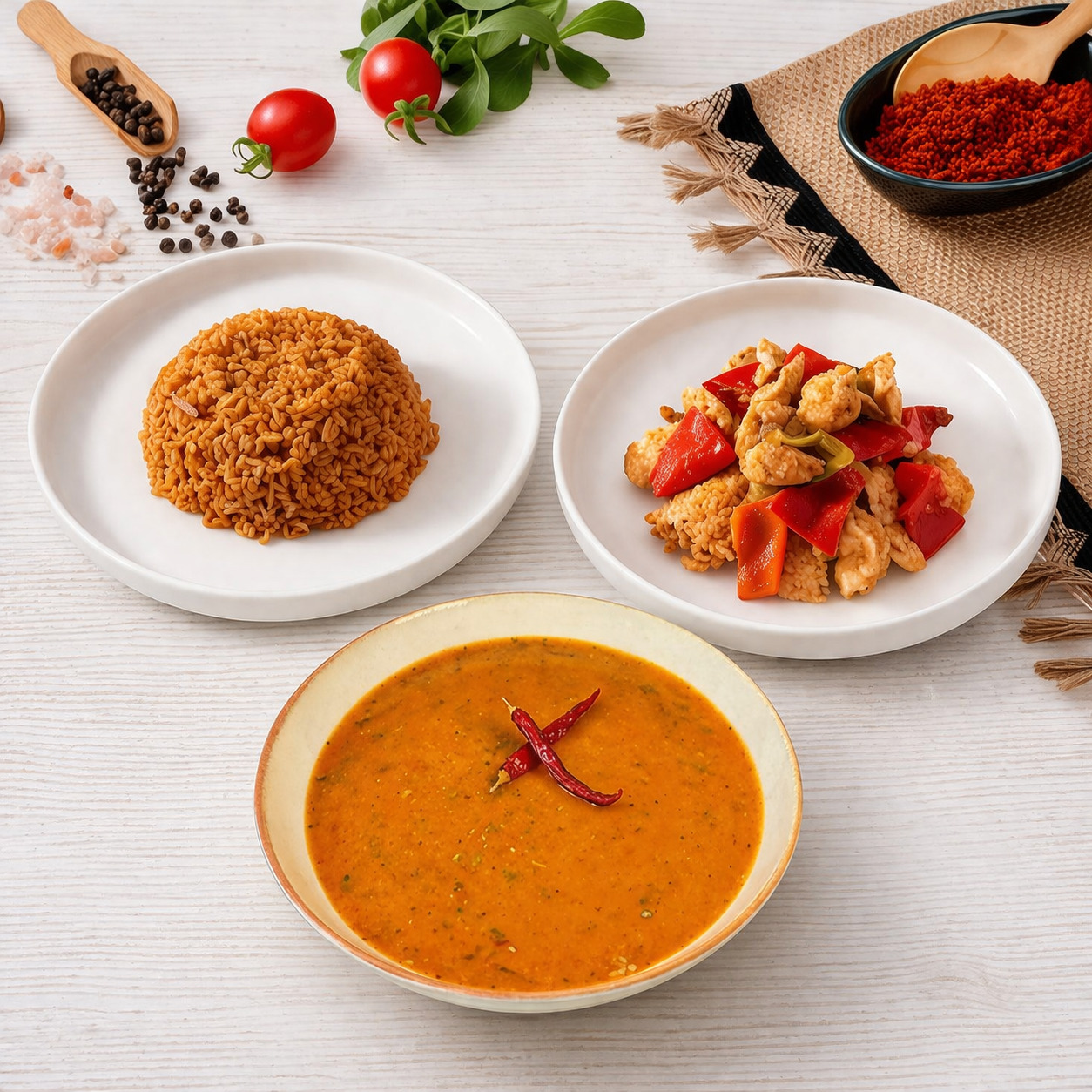 Tavuklu Yemek Menü