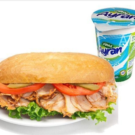 Tam Ekmek Tavuk Döner + 170 ml Ayran