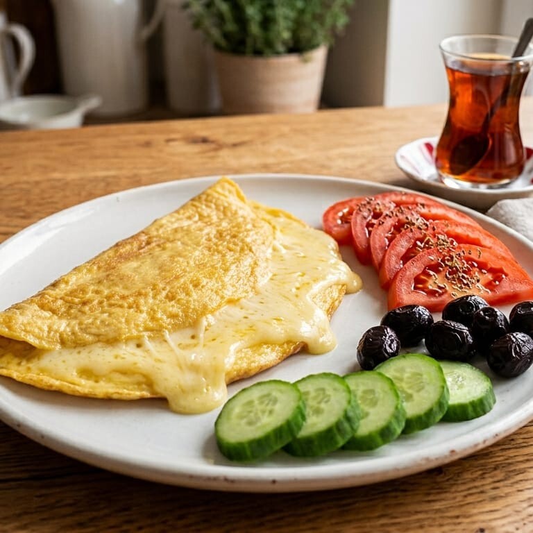 Kaşarlı Omlet