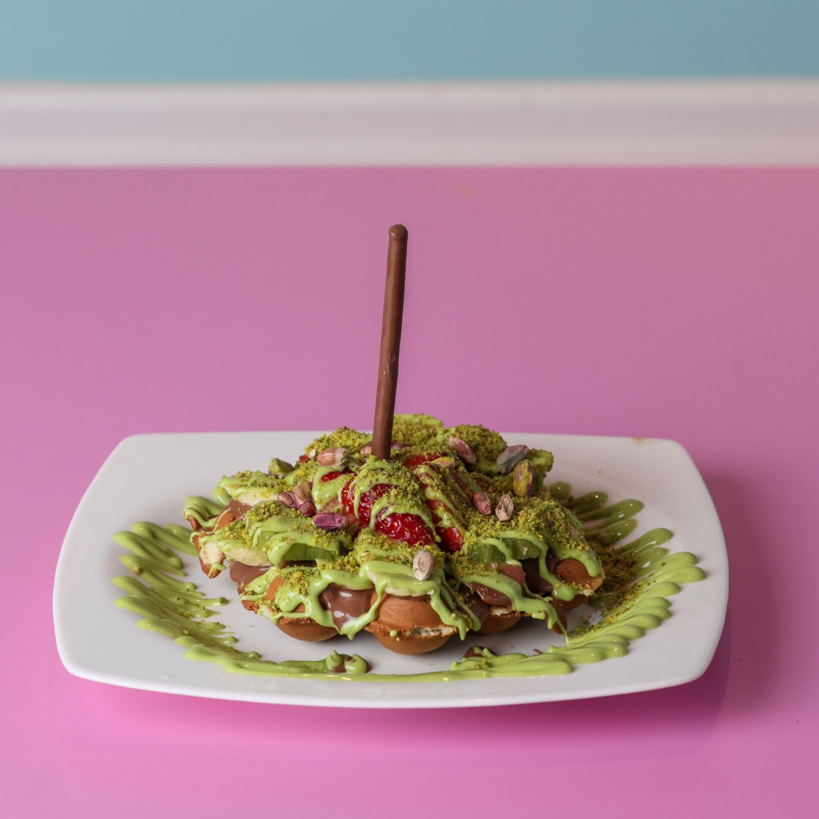 Fıstıklı Bubble Waffle