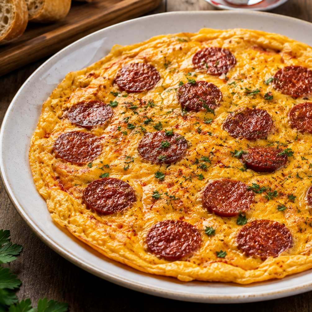 Sucuklu Omlet