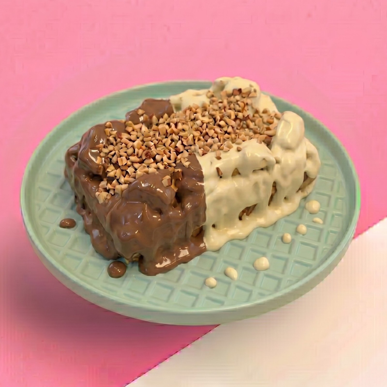 Çikolata Krizi Waffle (Büyük)