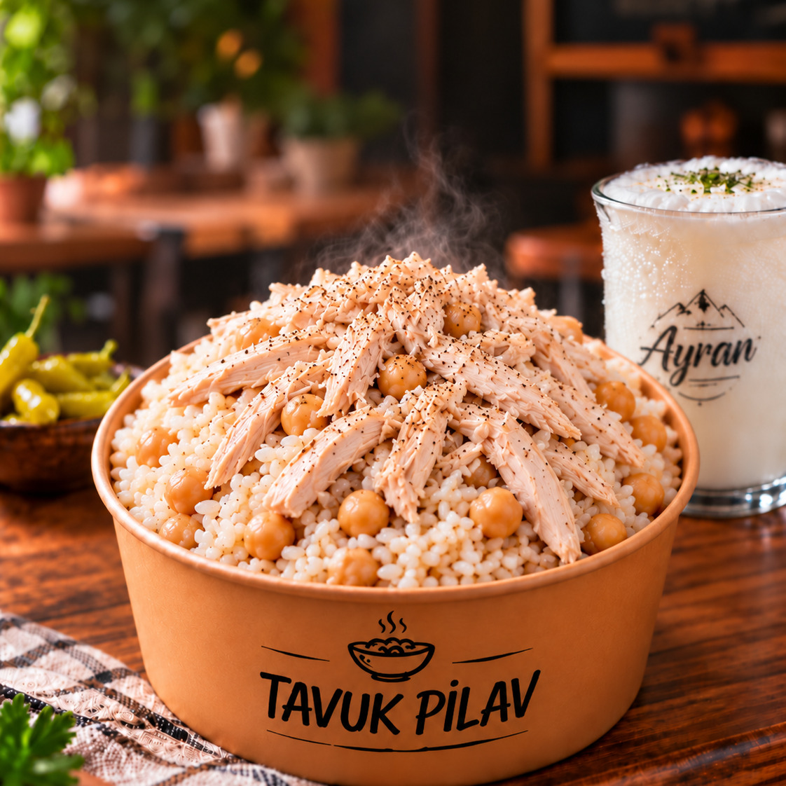 Tavuk Pilav Ayran Menü 2