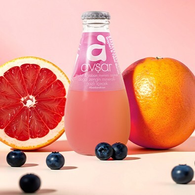 Meyveli Soda (Greyfurt-Yaban Mersini)