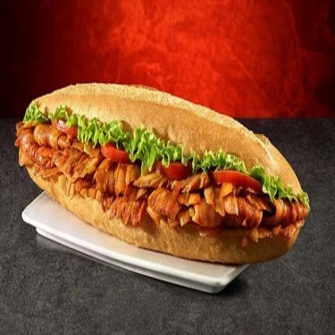 Bakkal Ekmeğine Tavuk Döner(100gr)