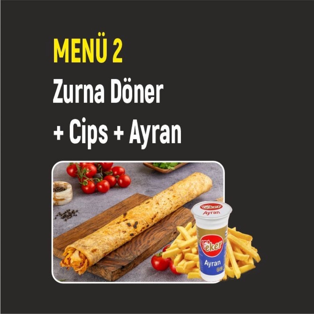 Zurna Döner Menü 2