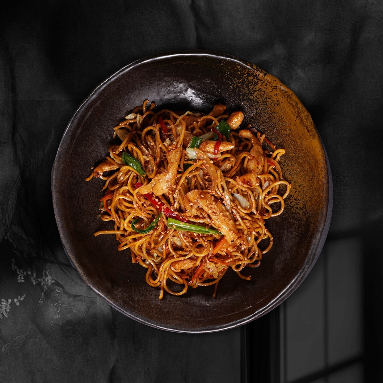 Chili Soslu Chicken Soba