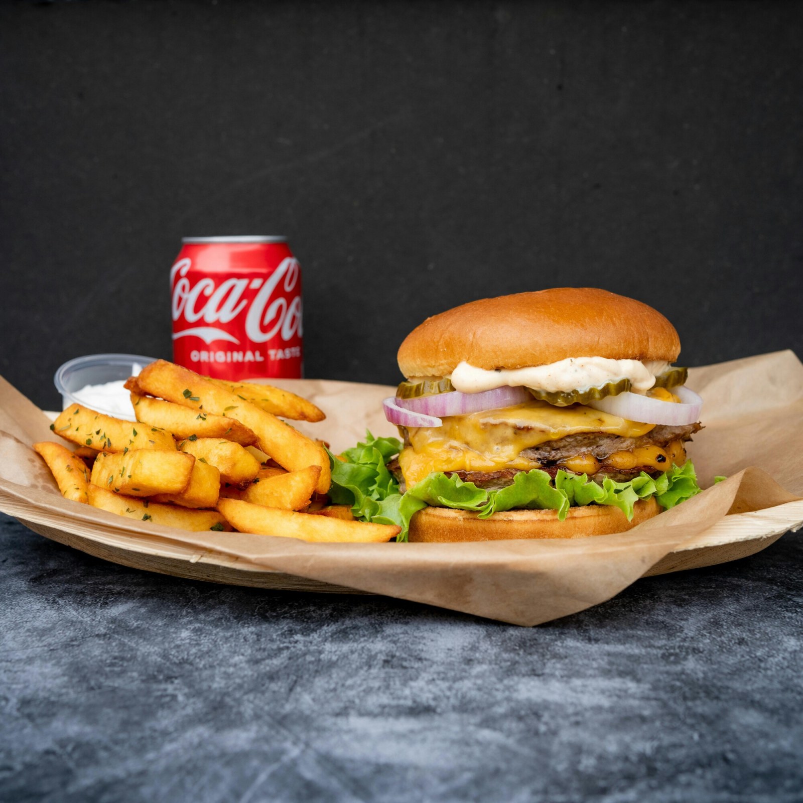 Steak Burger Menü