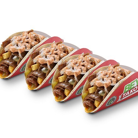 4'lü Bey Tako Et Döner