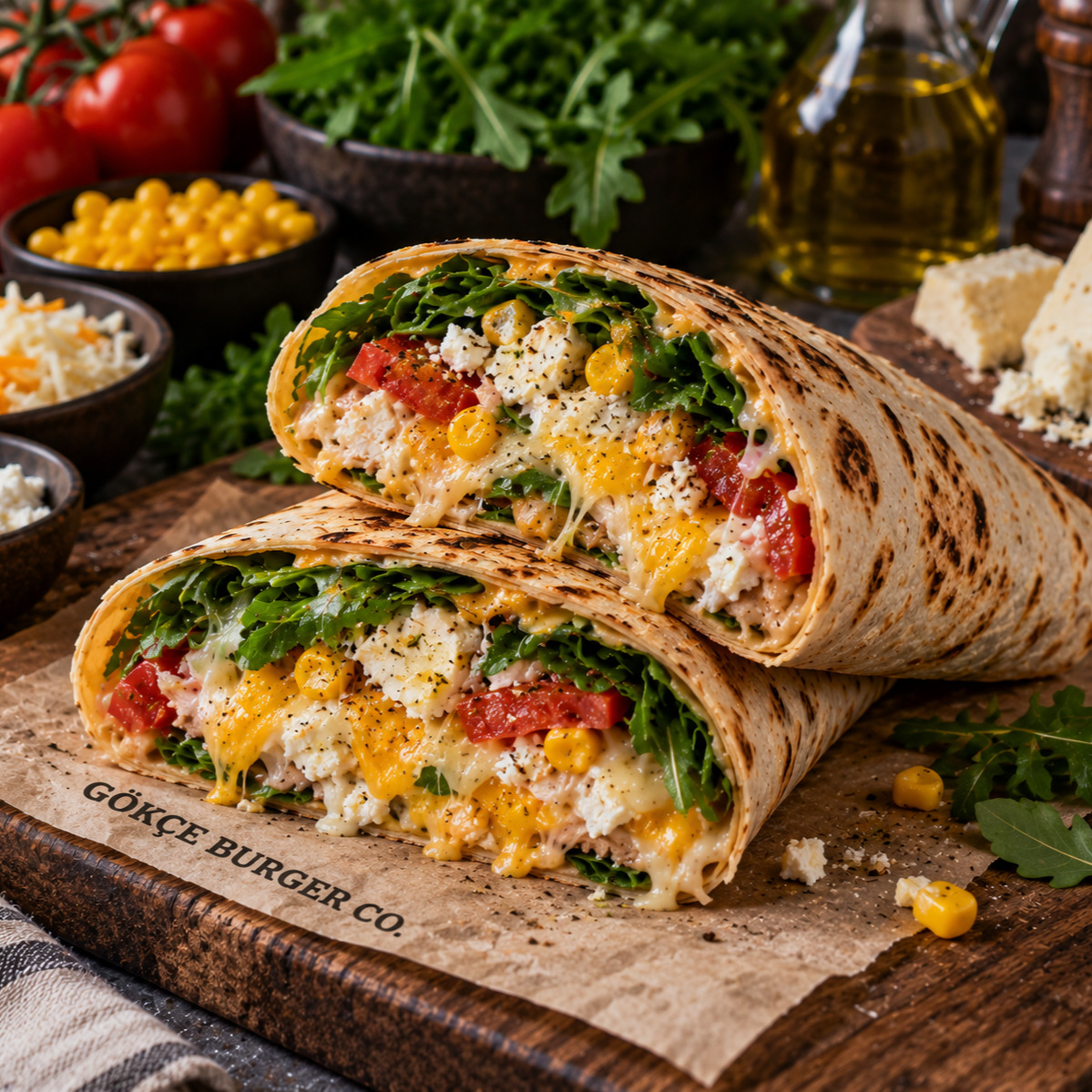Dört Peynirli Wrap