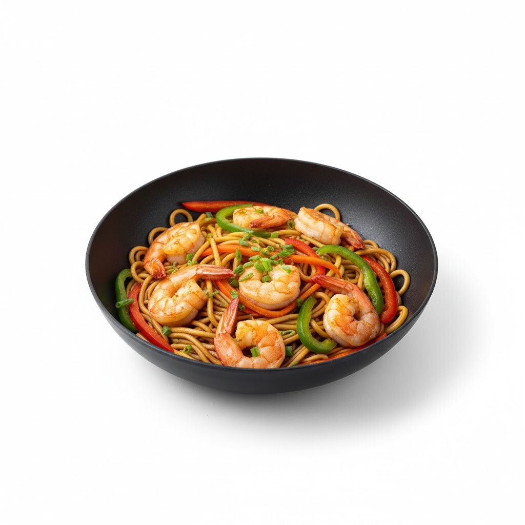 Karidesli Noodle