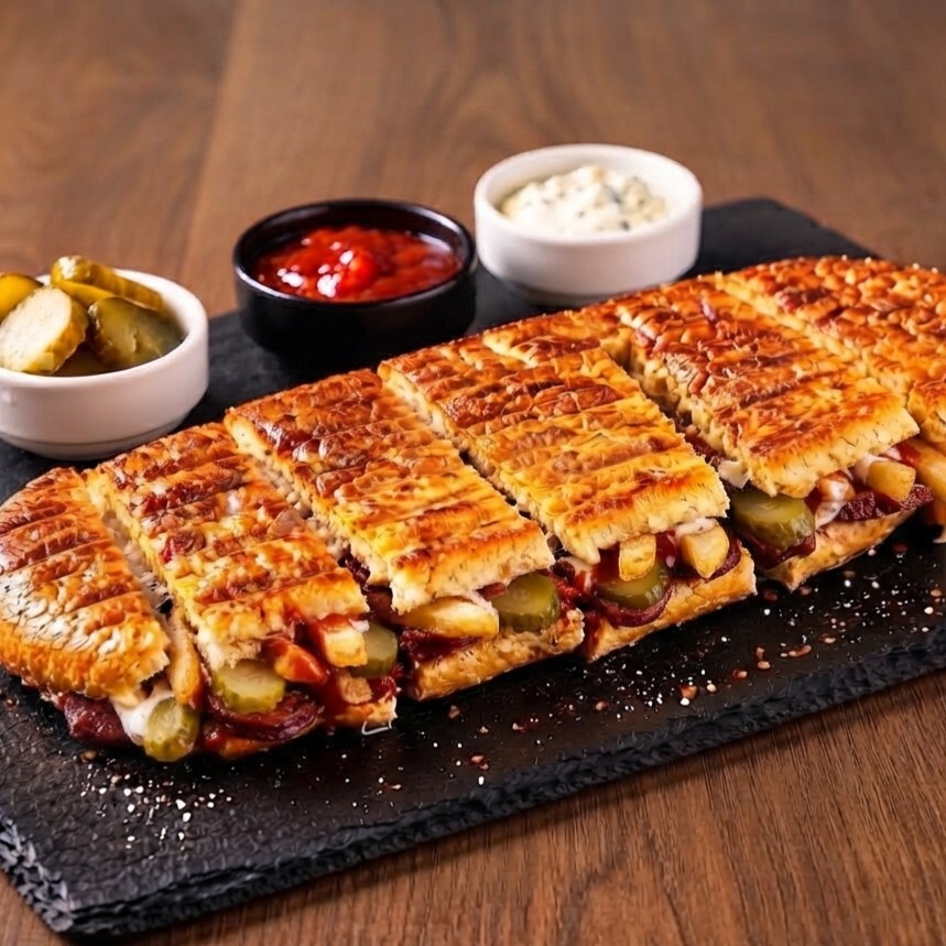 Patatesli - Kaşarlı Tost