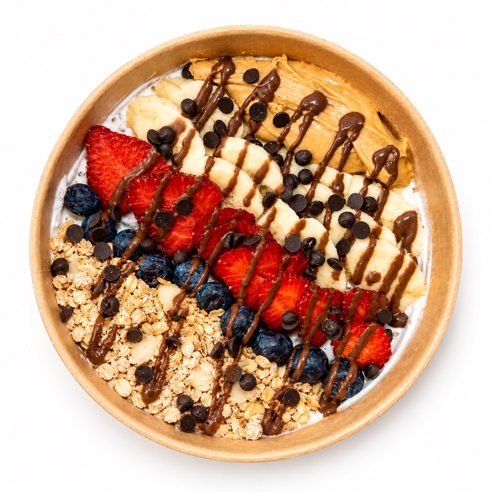 Orman Meyve Bowl (Çikolata Sos &Fıstık Ezmeli)
