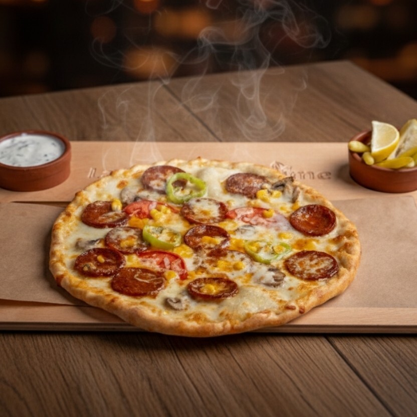 Sucuklu Özel Pizza Pide