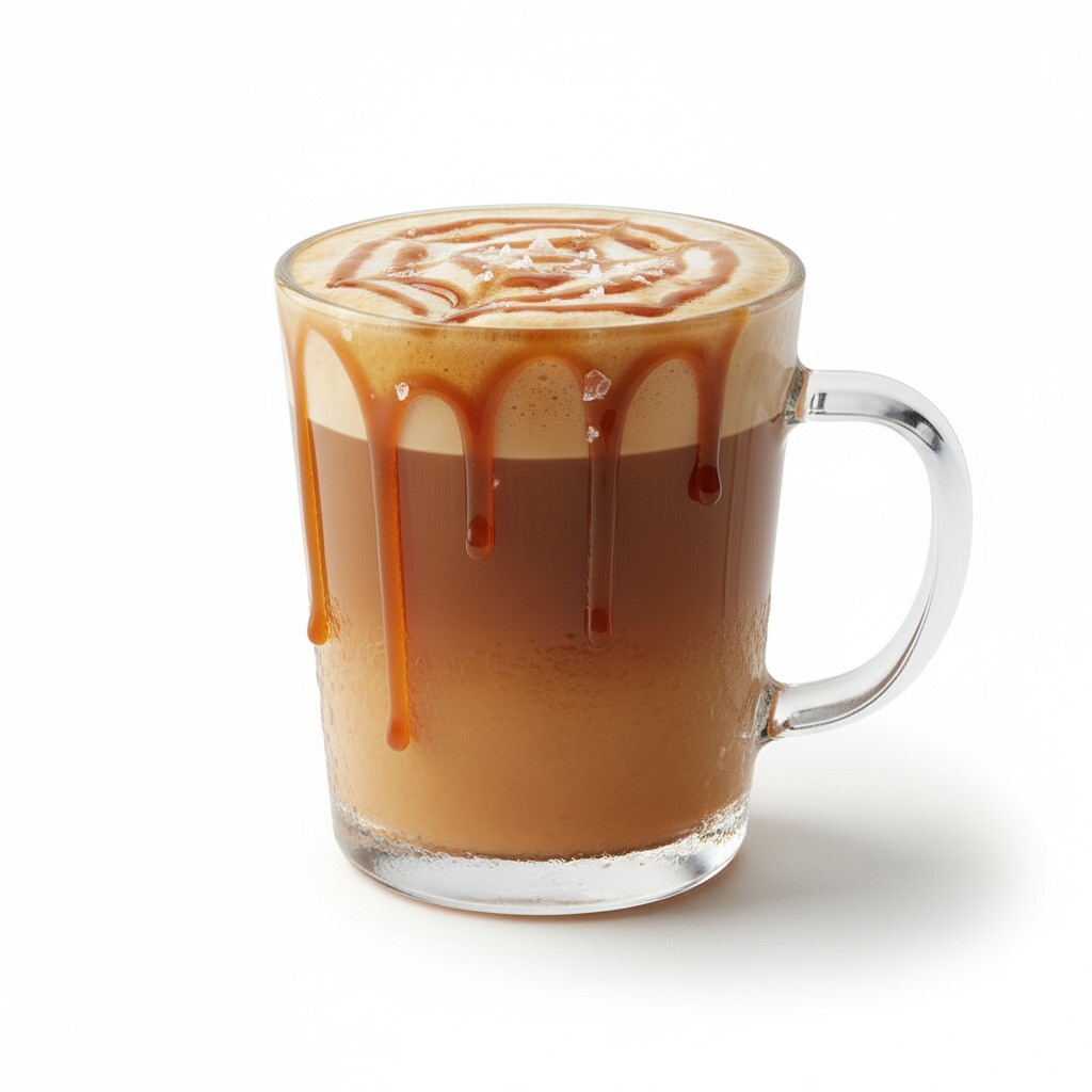 Salted Caramel Latte (14 oz)