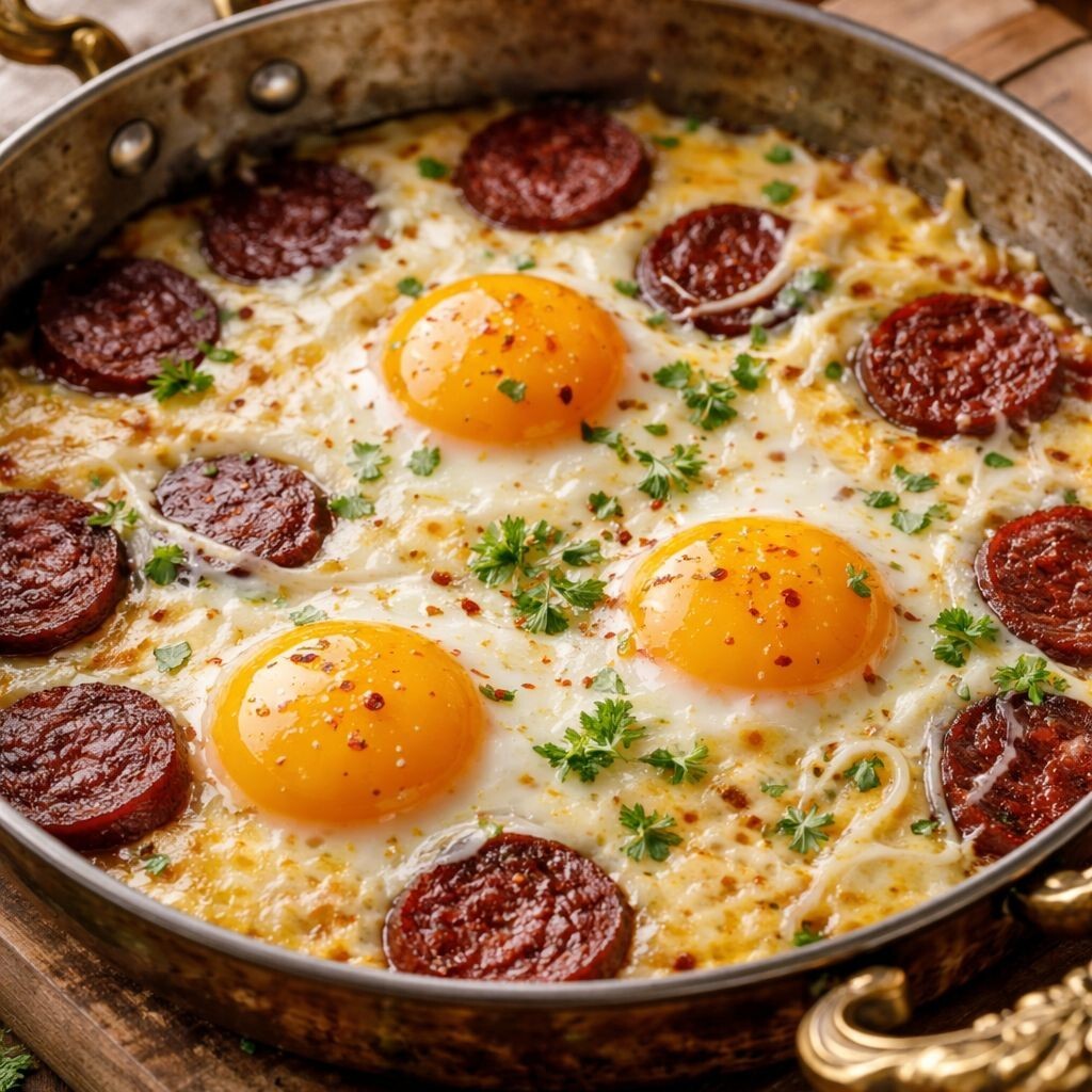 Kaşarlı & Sucuklu Yumurta