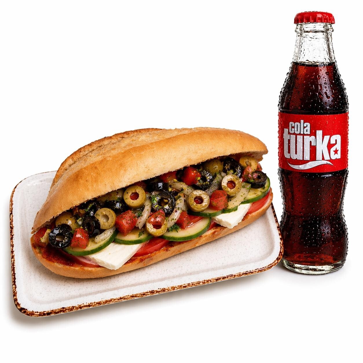 Çifte Peynir Sandviç + Cola Turka