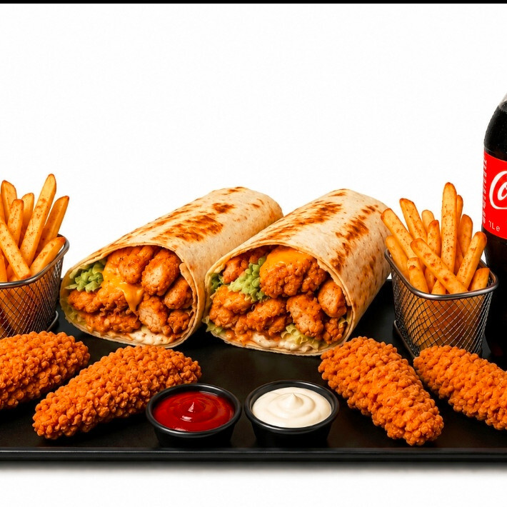 2 Li Cajun Dürüm Menü