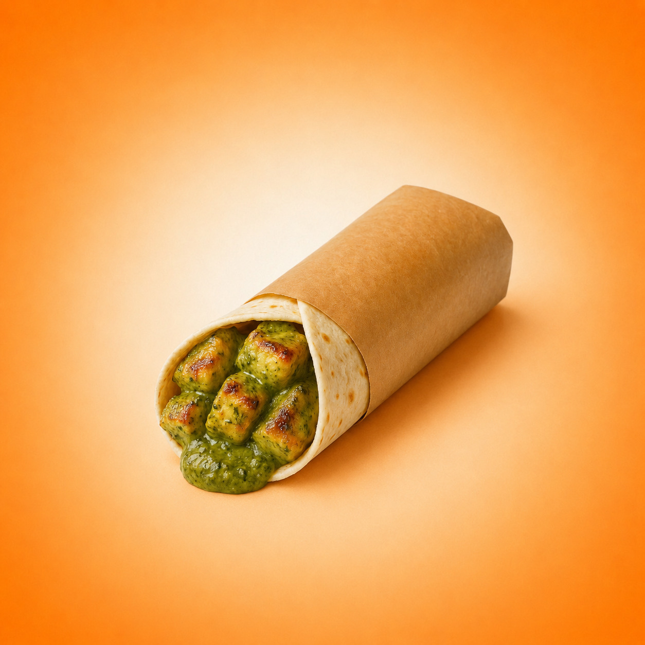 Pesto Soslu Tavuklu Dürüm