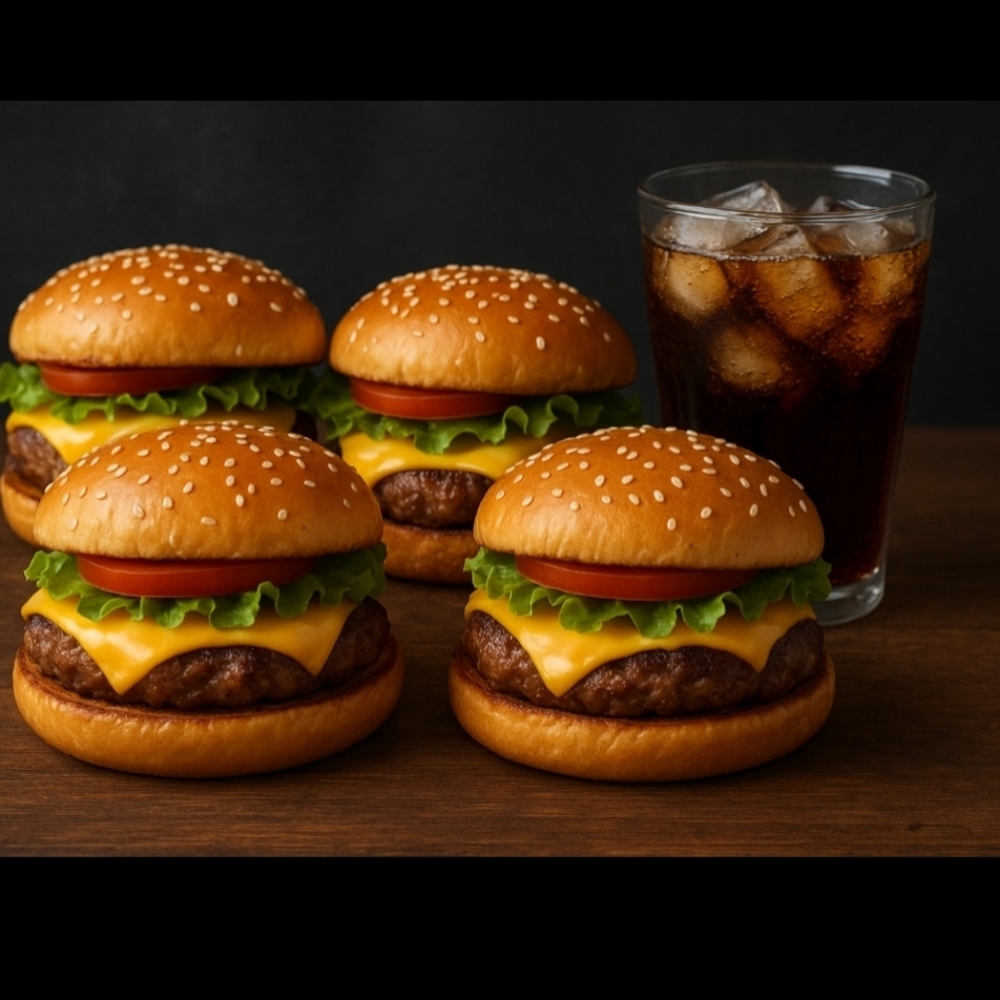 4'lü Burger Menü