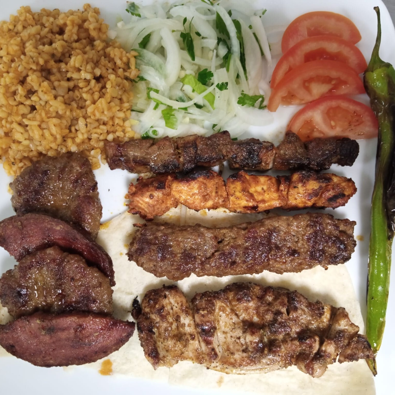 Karışık Izgara Menü (1 Kişilik)
