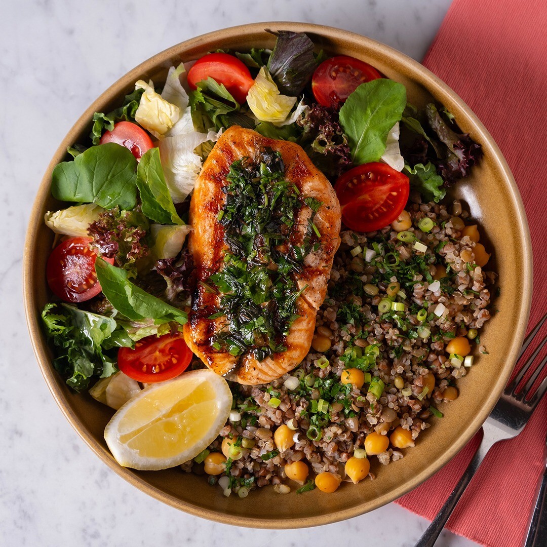 Chimichurri Soslu Somon One Bowl