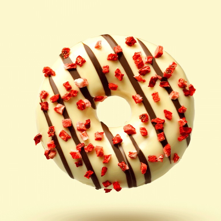 Çilekli Donut (Strawberry Jam)