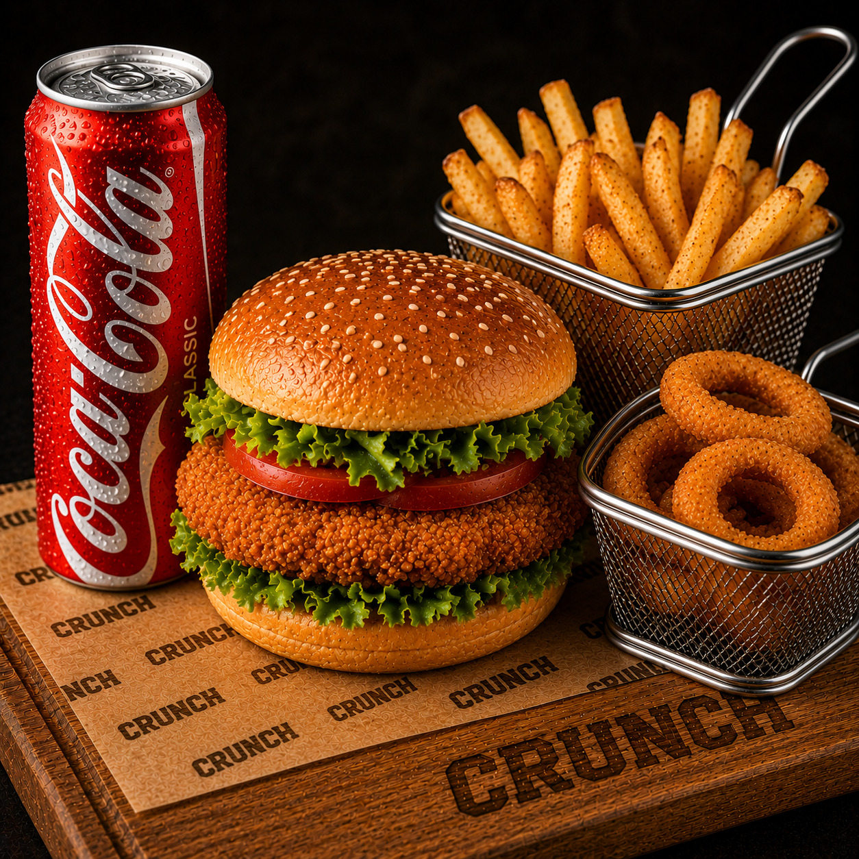Çıtır Tavuk Burger Menü